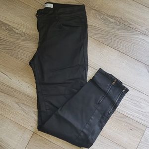 Zara black denin jeans